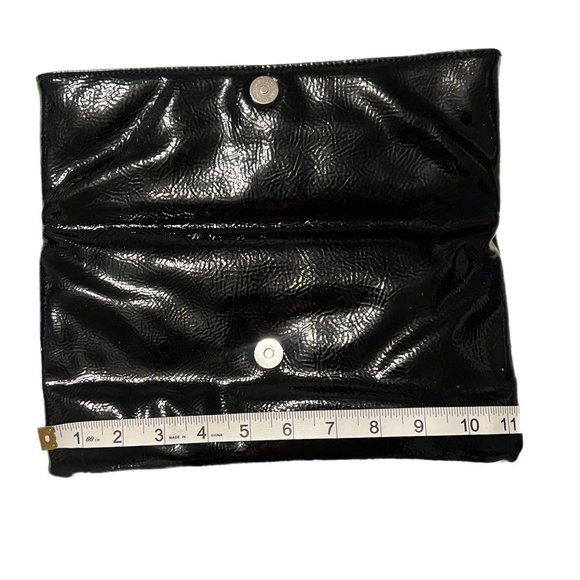 Shiny Black Clutch Purse, Nine West - Picture 4 of 8